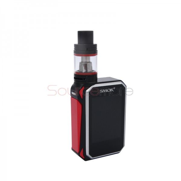 Smok G-PRIV 220 TC/VW Kit 5.0ml TFV8 Big Baby Tank with G-PRIV 220W Mod Powered by Dual 18650 Cells- Black&Red