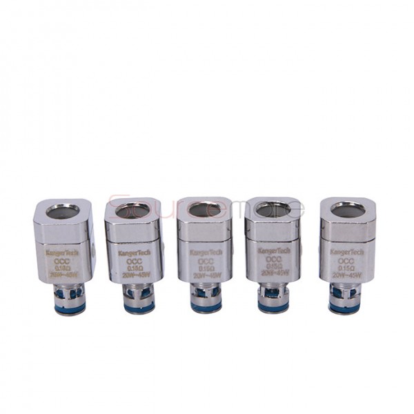 Kanger Ni200 Replacement Coil Head Fit Subtank Series Clearomizers 5pcs-0.15ohm