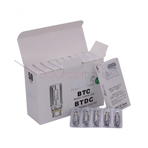 Original Horizon  Arctic BTDC Replacement Sub-ohm Coils 5pcs-0.2ohm
