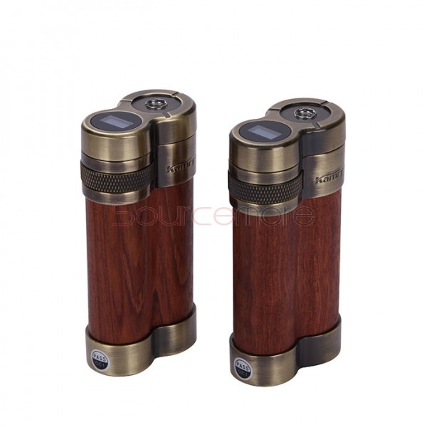 Kamry 100W APV VW Variable Wattage 18650 Battery 510 Threading Box Mod-Dark Wood