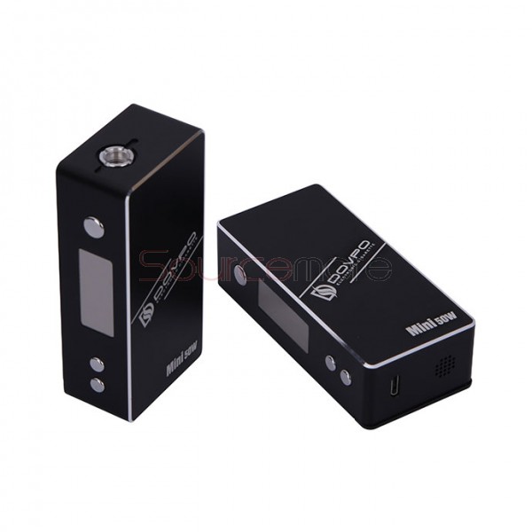 Dovpo Mini 50W Variable Wattage 7-50w OLED 18650 Battery Box Mod-Black