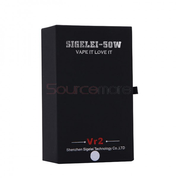 Sigelei 50W VR2 Variable Voltage / Variable Wattage Box Mod - black