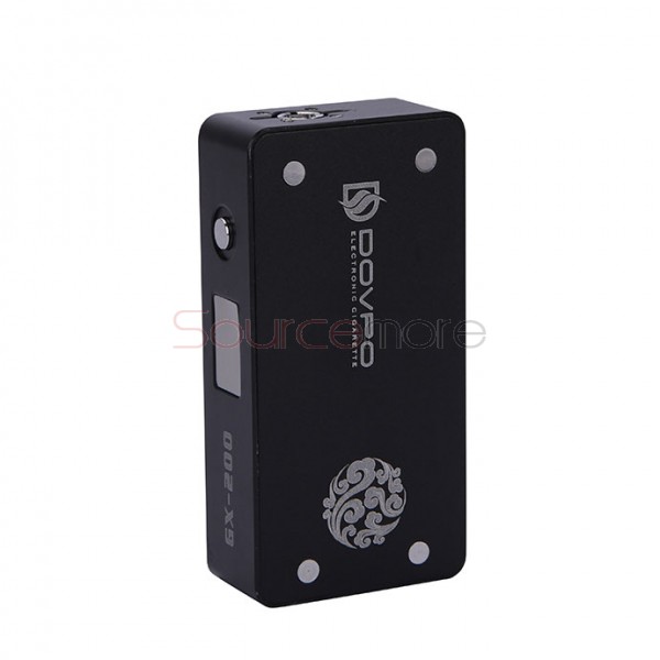 Dovpo GX-200 Mechanical Mod Dual 18650 Battery Compatible Viravle Voltage Mod-Black