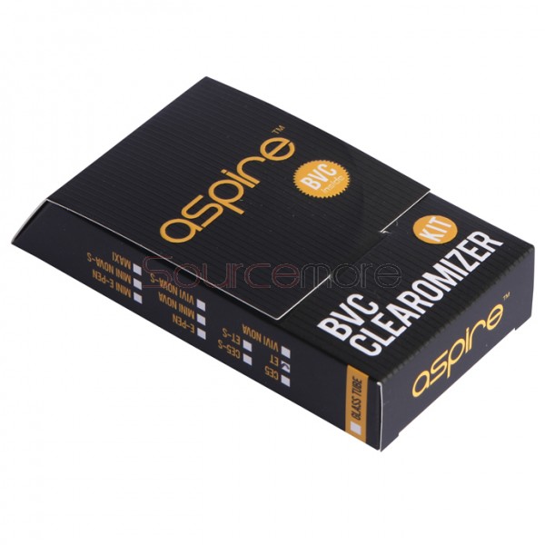 Aspire ET-S BVC Clearomizer Kit With Coils - Pink