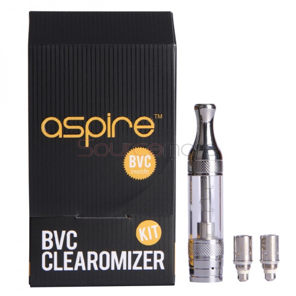 Aspire ET BVC Clearomizer Kit with Coils - Red