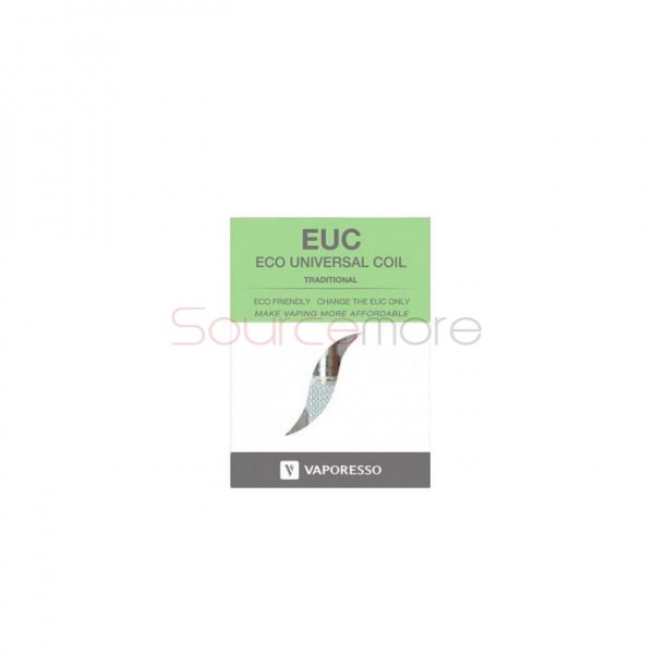 Vaporesso Estoc Replacement Coil Traditional EUC Clapton Coil Head with EUC Sleeve 5pcs- 0.5ohm