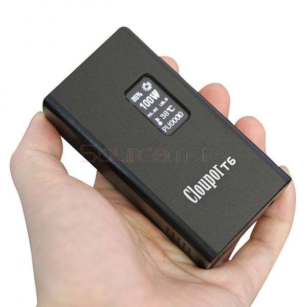Cloupor T6 100W VV / VW Box Mod - black