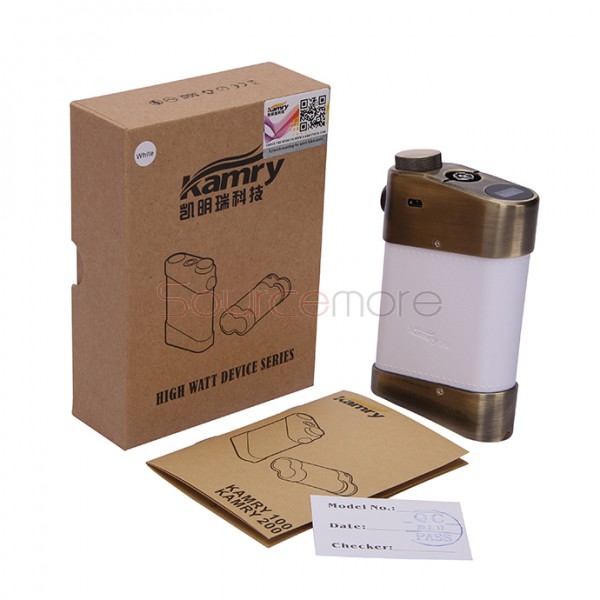 Kamry 200W APV VW Variable Wattage 18650 Battery 510 Threading Box Mod-Red
