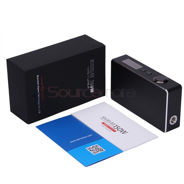 Sigelei 150W VV/VW Box Mod - black