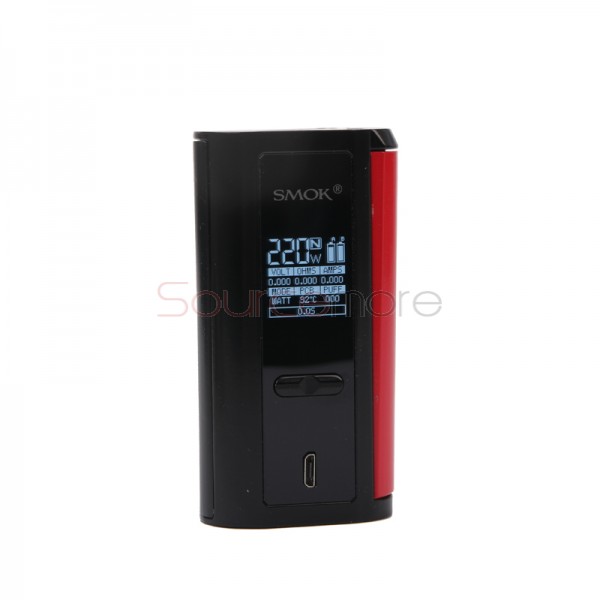 Smok GX2/4 Kit 5ml TFV8 Big Baby Tank with GX2/4 Twins Mission Mod-Black red