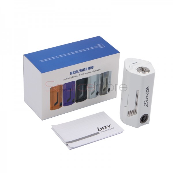IJOY MAXO Zenith 300W VV/VW Mod Replaceable for Triple 18650 Batteries- White