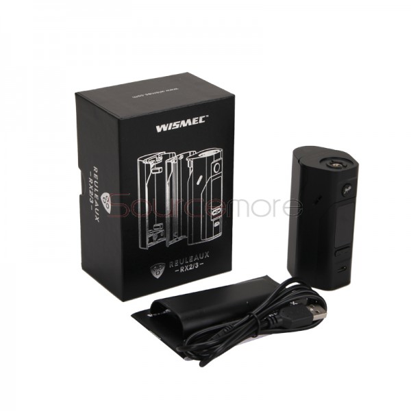 Wismec Reuleaux RX2/3 TC Box Mod - Full Black