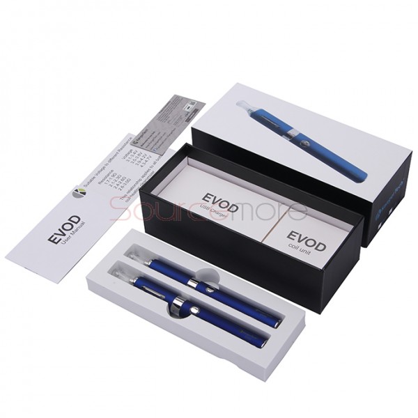 Kanger EVOD Starter Kit with 1.8ml Atomizer and 650mah Battery - Blue US Plug