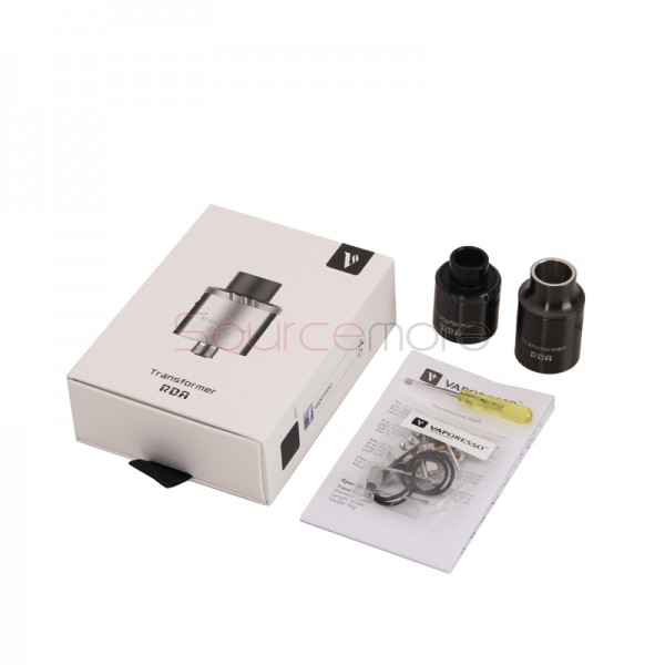 Vaporesso Transformer RDA 22mm Diameter with 10 Building Options Rebuildable Dripping Atomizer- Grey