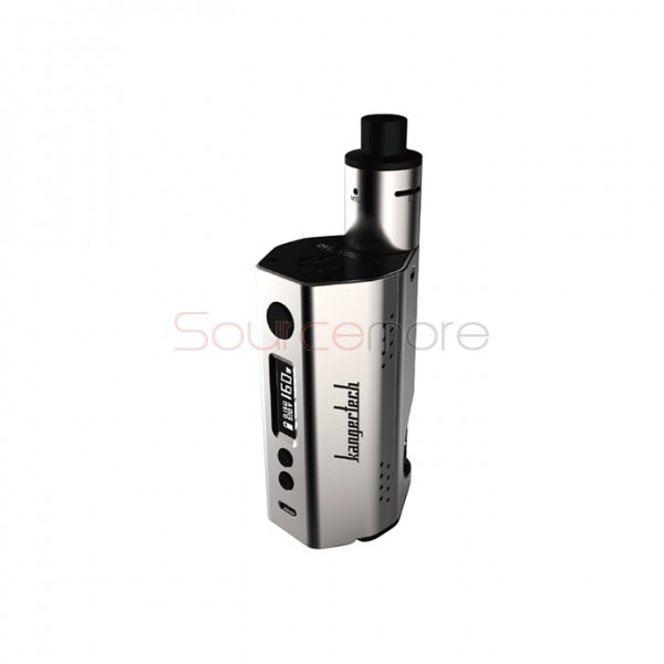 Kanger Dripbox 160W Starter Kit 7.0ml Subdrip 160w Dripmod 160 Powered by Dual 18650 Cell Disposal Dripping Coil -Silver
