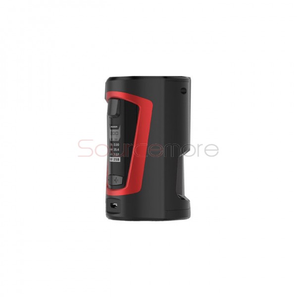 Geek Vape GBOX Squonker 200W Mod Requires Dual 18650 Cells- Black&red
