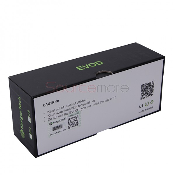 Kanger EVOD Starter Kit with 1.8ml Atomizer and 650mah Battery - Green EU Plug