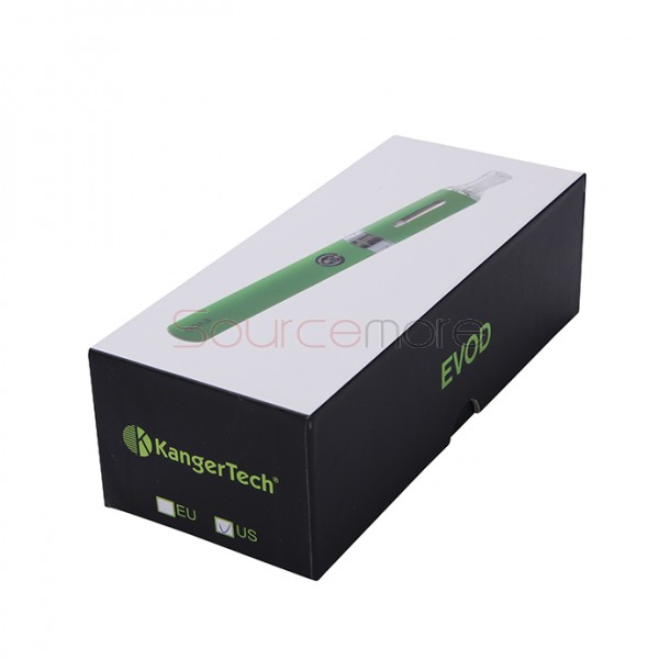 Kanger EVOD Starter Kit with 1.8ml Atomizer and 650mah Battery - Green EU Plug