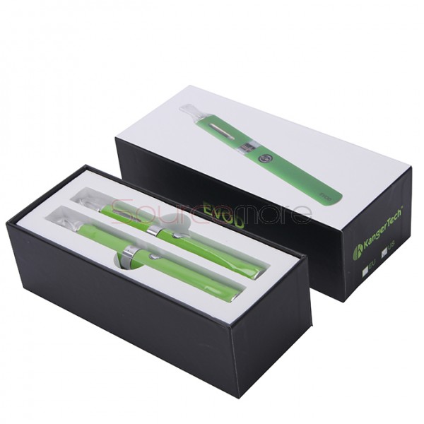 Kanger EVOD Starter Kit with 1.8ml Atomizer and 650mah Battery - Green EU Plug
