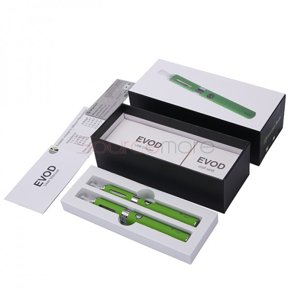 Kanger EVOD Starter Kit with 1.8ml Atomizer and 650mah Battery - Green EU Plug