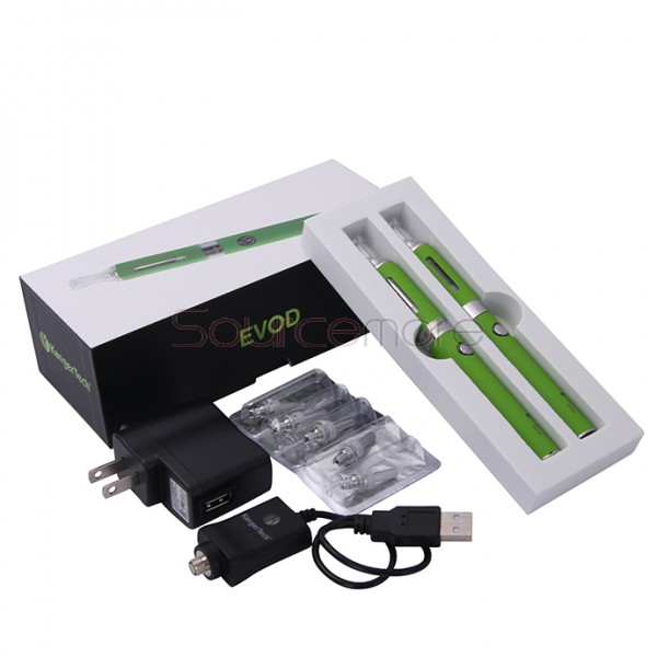 Kanger EVOD Starter Kit with 1.8ml Atomizer and 650mah Battery - Green EU Plug