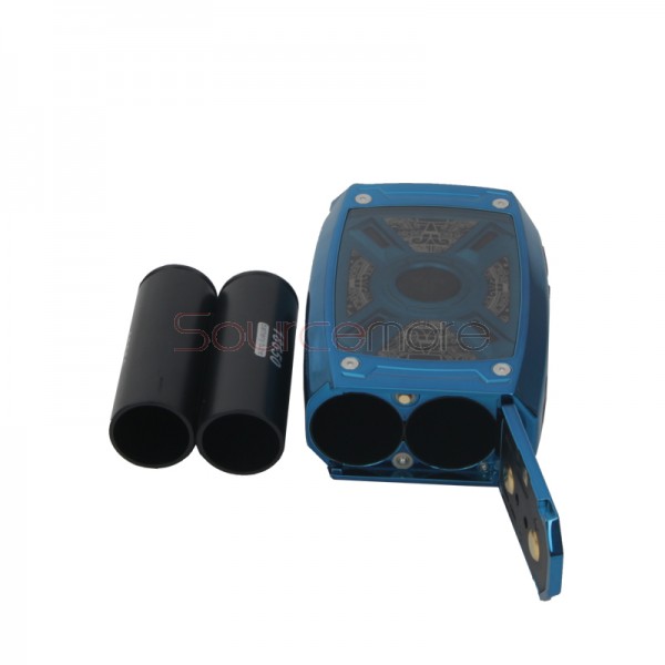 Tesla XT 220W Box Mod with RGB LED Light - Blue