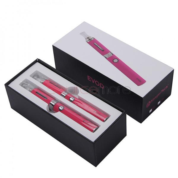 Kanger EVOD Starter Kit with 1.8ml Atomizer and 650mah Battery - Pink EU Plug