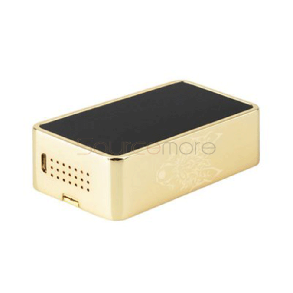 Snow Wolf Mini 90W TC Box Mod Supports Kanthal/Nickel/ Titanium Wires Single 18650 Cell-Gold