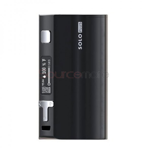 IJOY Solo Plus 85W Temperature Control OLED Screen Mod Support Ti/Ni/Kanthal A1/SS Powered by Single 26650 Cell- Black