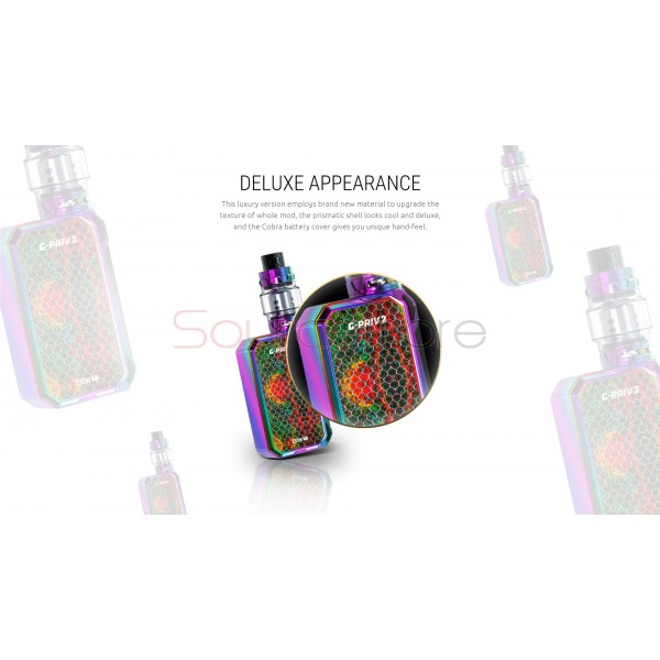 Smok G-Priv 2 Luxe Edition Kit with 230W G-Priv 2 Mod Luxe Edition and TFV12 Prince Tank-Prism Chrome