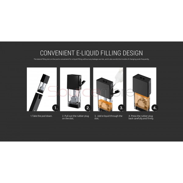 Smok Fit 2ml with 250mah All-in-One Starter Kit-Gun metal