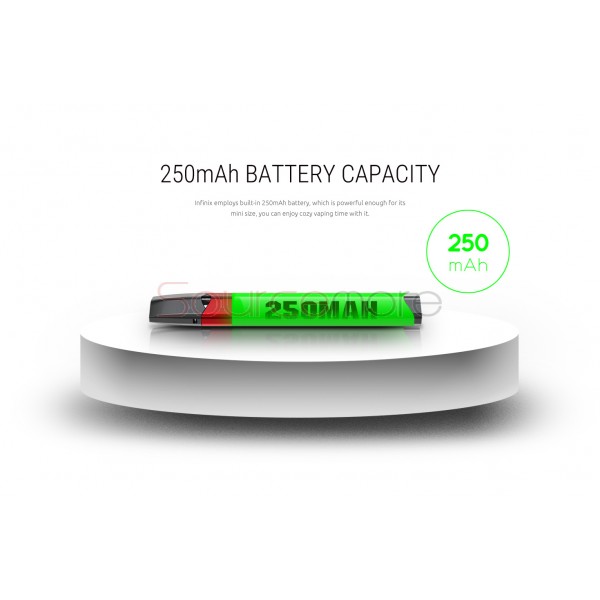 Smok INFINIX 16W Starter Kit with 250mah and 2ml Capacity-Red
