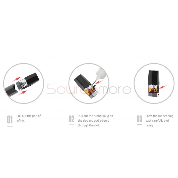 Smok INFINIX 16W Starter Kit with 250mah and 2ml Capacity-Blue