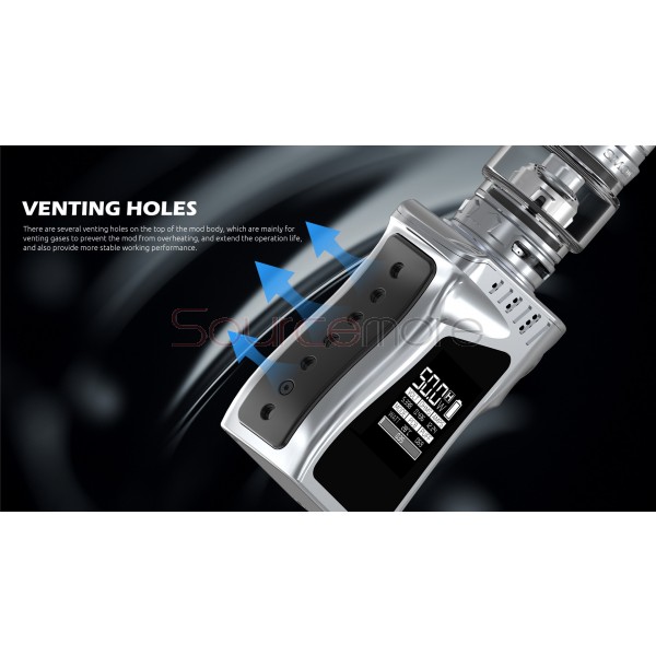 Smok Mag Baby 50W VW/TC Box Mod with 1600mah Built-in Capacity- Silver Black