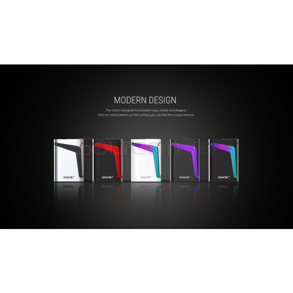 Smok V-FIN 160W VW/TC Box Mod with 8000mah Built-in Capacity-Black Red
