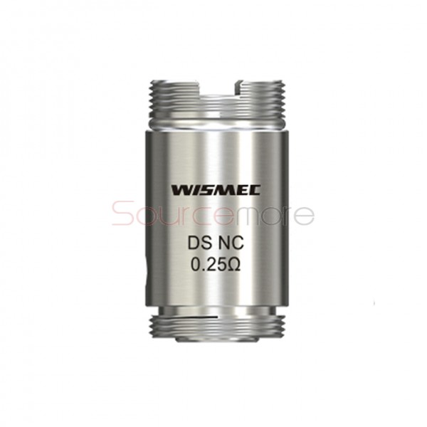 Wismec ORMA Atomizer/ Motiv Kit Replacement DS NC 0.25ohm Head 5pcs-0.25ohm