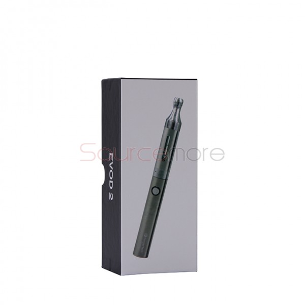 Kanger Evod 2 Starter Kit with 1.6ml Atomizer Double Pack Dual Ecigs kits-Silver US Plug  
