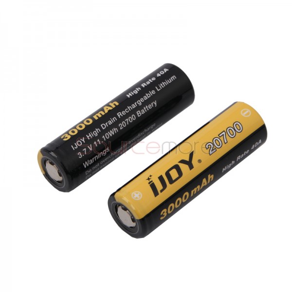 IJOY INR 20700 Rechargeable Lithium Battery 40A 3.7V 3000mah 