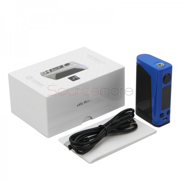 Joyetech eVic Primo 2.0 Upgraded 228W OLED Screen Mod Replaceable Dual 18650 Cells- Blue