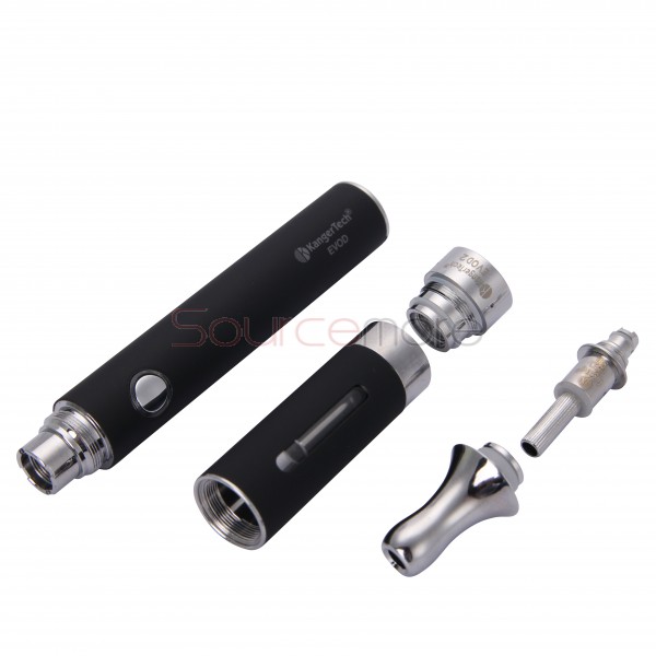 Kanger Evod 2 Starter Kit with 1.6ml Atomizer Double Pack Dual Ecigs kits-Black EU Plug  