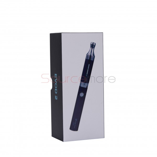 Kanger Evod 2 Starter Kit with 1.6ml Atomizer Double Pack Dual Ecigs kits-Blue US Plug  