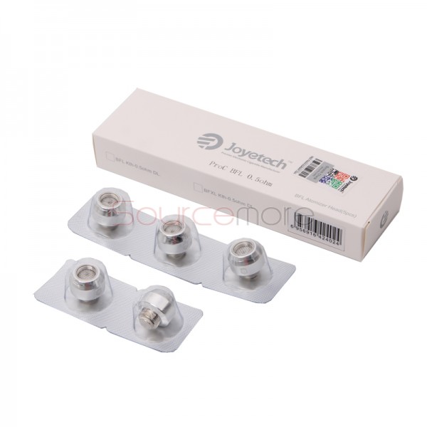 Joyetech Replacement Coil ProC-BFL 0.5ohm Head for Cubis 2 2ml TPD Version Atomizer 5pcs- 0.5ohm