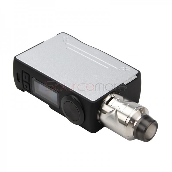 HugsVape Surge Squonk 80W Kit with Piper RDA - Silver