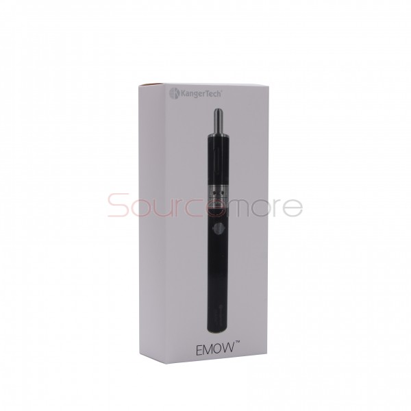 Kanger EMOW Starter Kit 1.8ml Aerotank MOW Tank 1300mah Battery with US Plug-Black