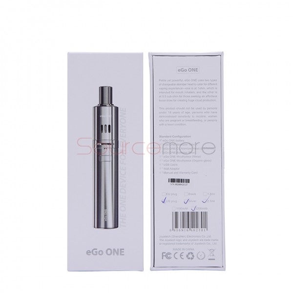 Joyetech  eGo ONE Starter Kit 2200mAh Battery 2.5ml Atomizer US Plug- Blue