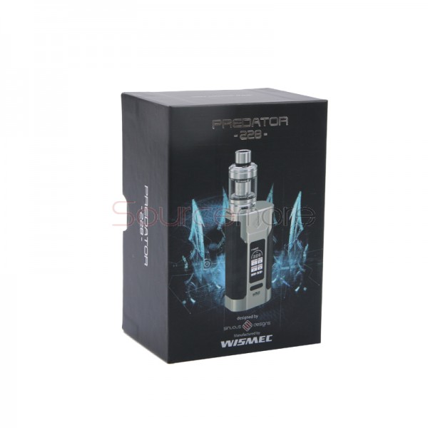 Wismec Predator 228 Kit with Elabo Tank - Silver