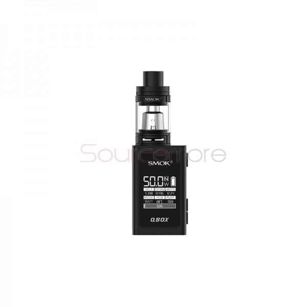 Smok QBOX Kit with TFV8 Baby Tank - black, 2ml