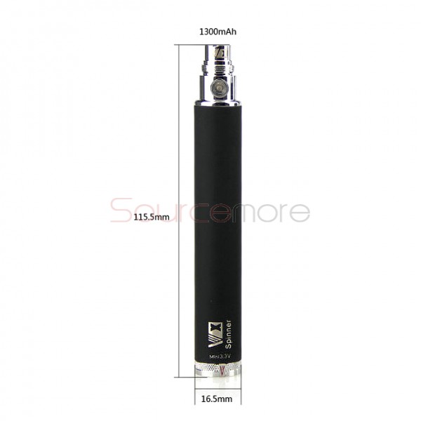Vision Spinner I Variable Voltage Battery 1300mah - black