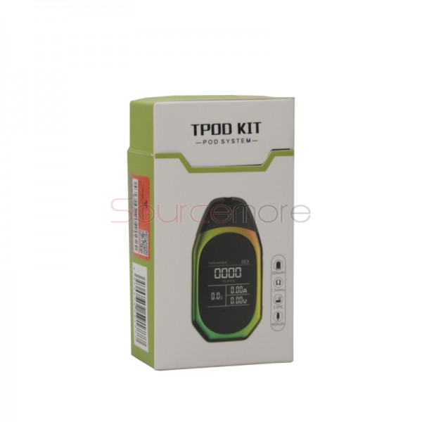 Tesla Tpod Pod Vape Kit with 2ml Capacity - 7-color