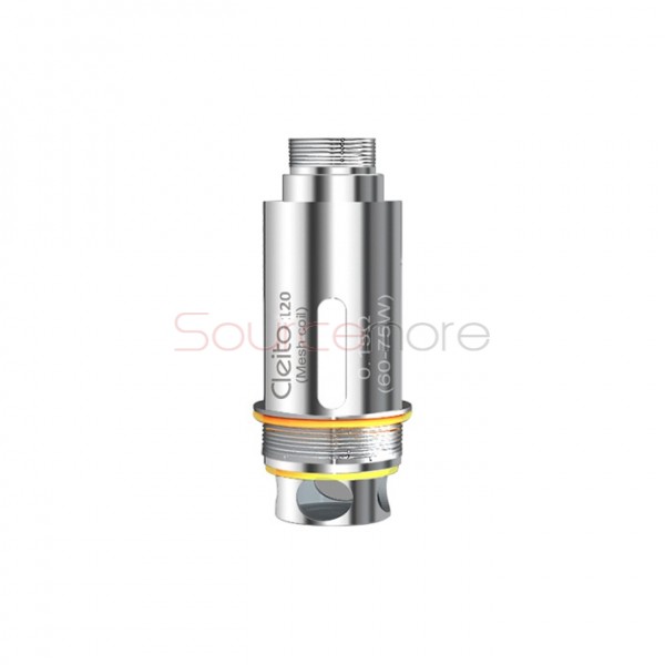 Aspire Cleito 120 Replacement Coil Head 5pcs - Mesh Coil 0.15ohm